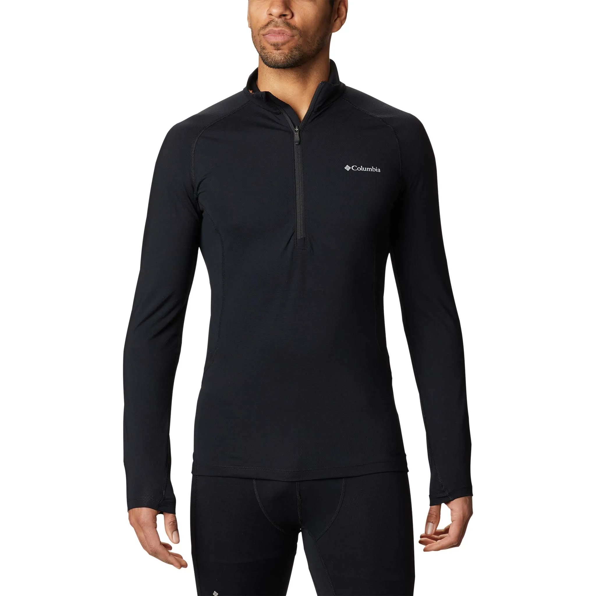 Columbia Omni-Heat 3D Knit Crew II demi-zip haut à manches longues homme