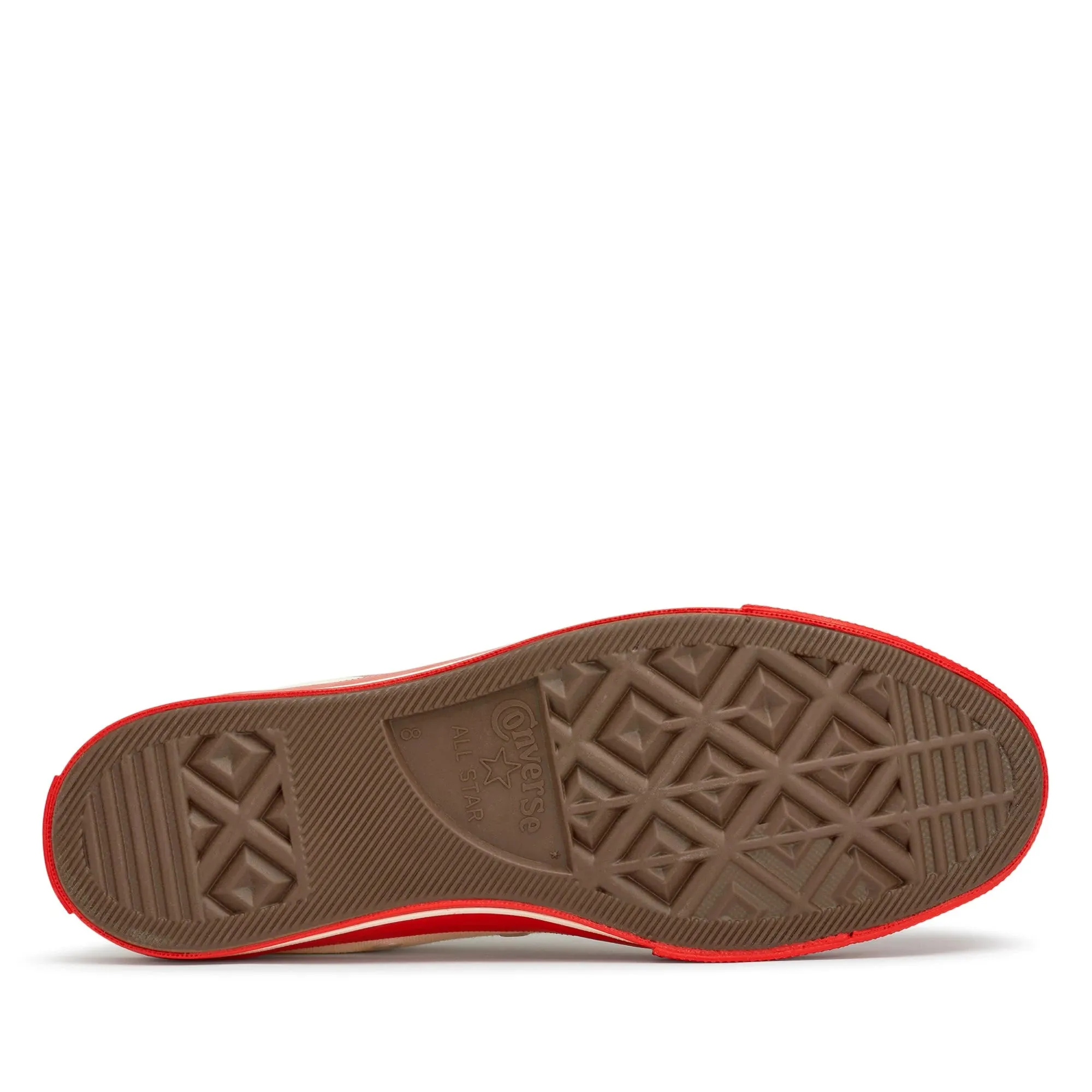 CONVERSE X COMME DES GARCONS PLAY Red Sole Chuck 70 Low Top - White - AZ-K123-001-2