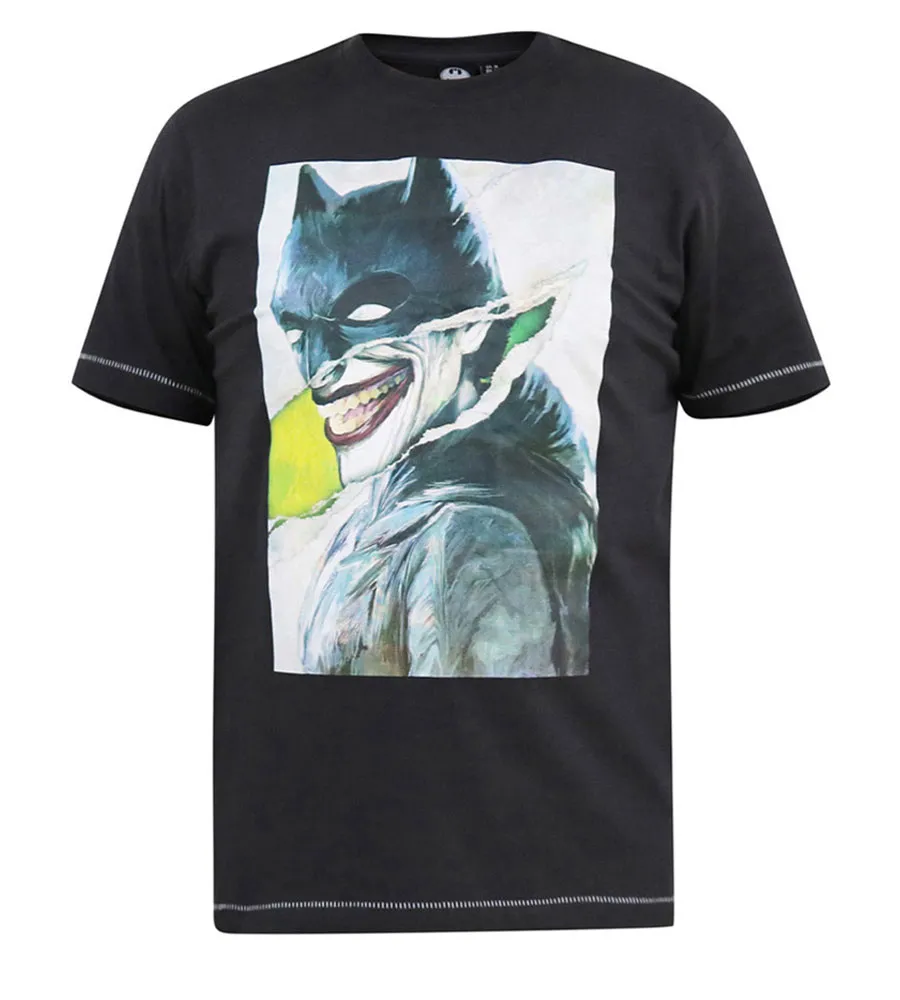 D555 Big Mens Batman Printed T-Shirt Official Licensed Product (MARTIN)