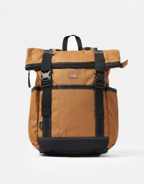 Dickies Ashville Roll Top Backpack - Brown Duck