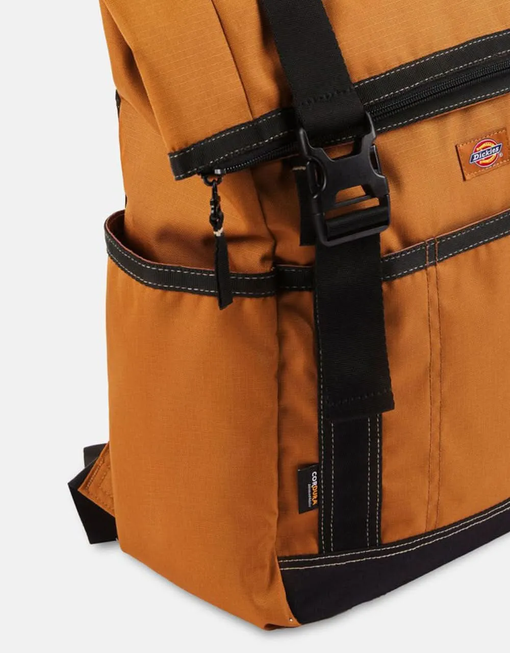 Dickies Ashville Roll Top Backpack - Brown Duck