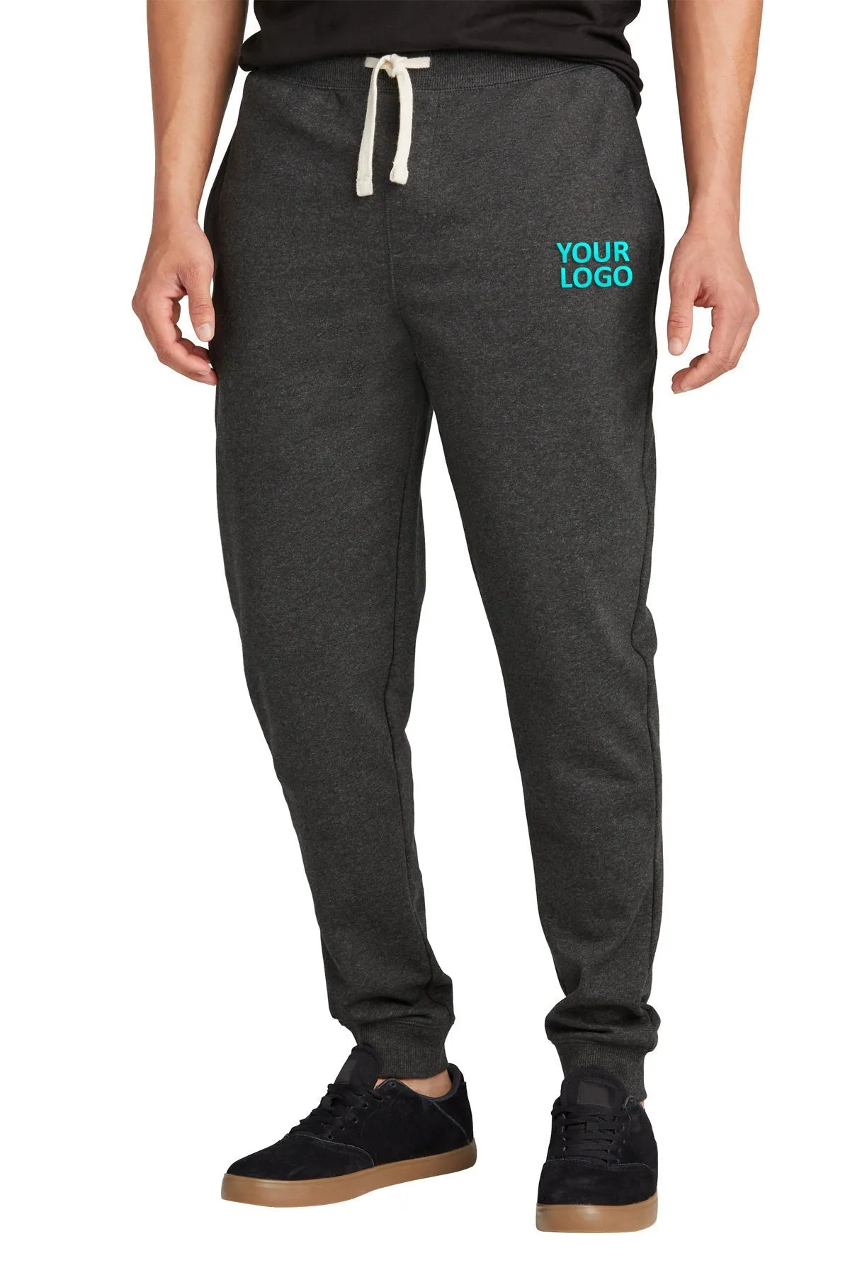 District Men's Re-Fleece Joggers, Charcoal Heather