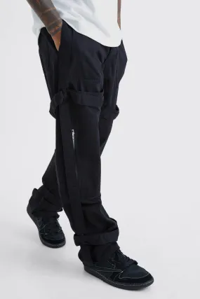 Fixed Relaxed Cargo Strap Cargo Pants