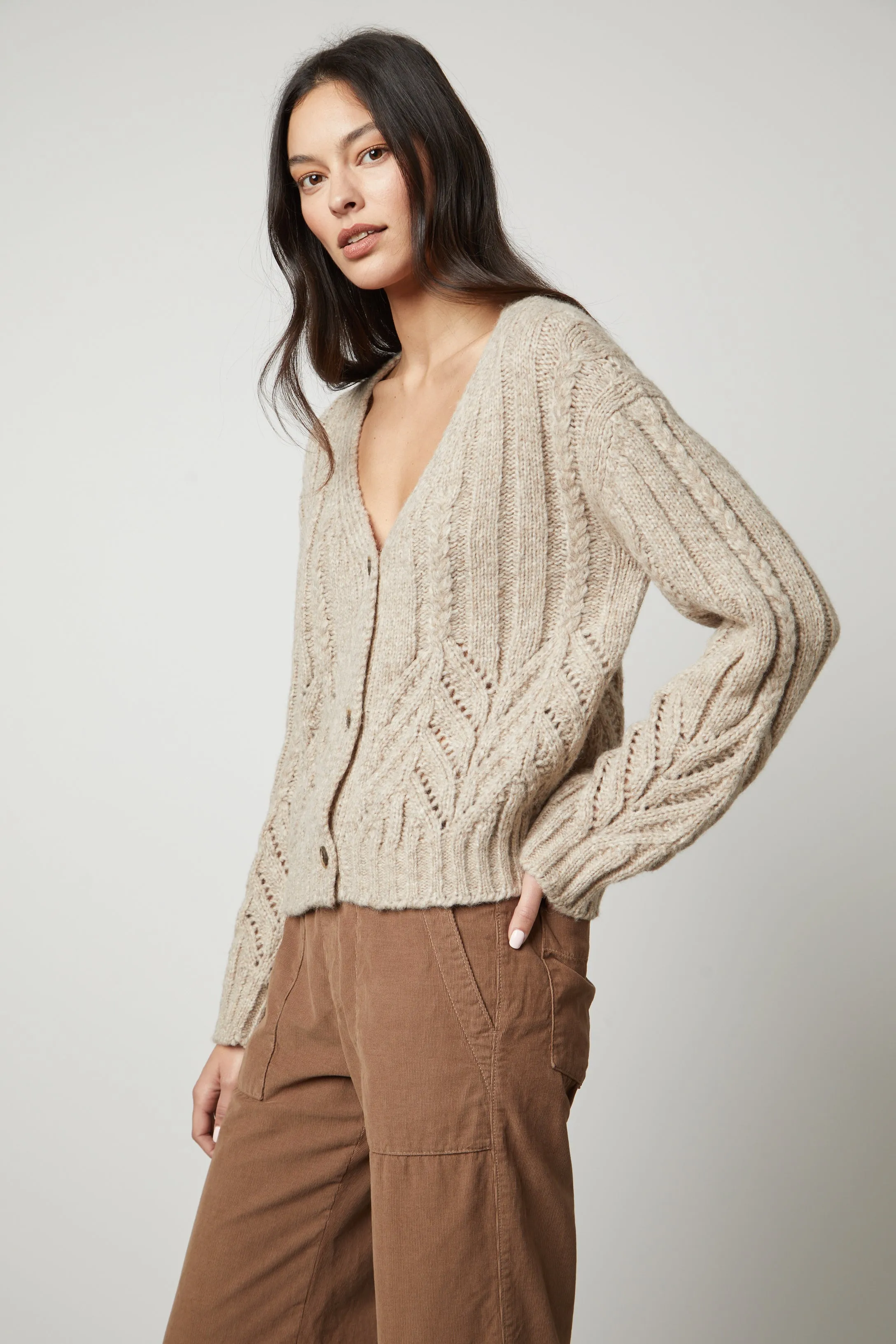 HAZEL CARDIGAN IN OATMEAL