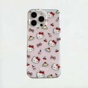 Hello Kitty & Cherries iPhone Case