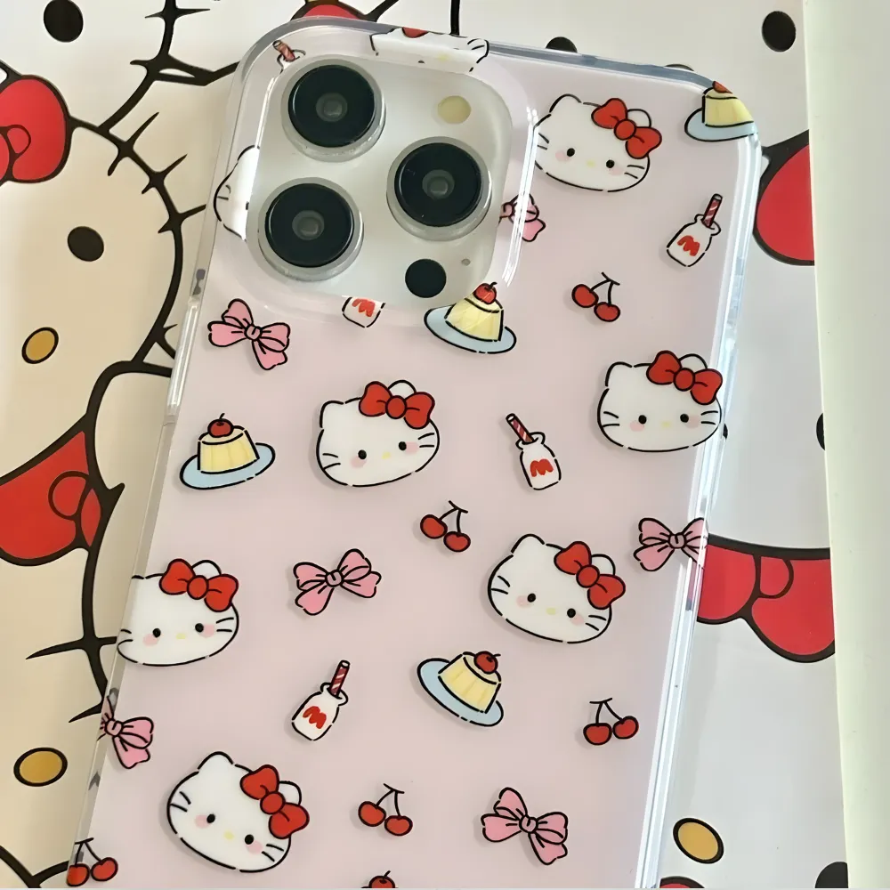 Hello Kitty & Cherries iPhone Case