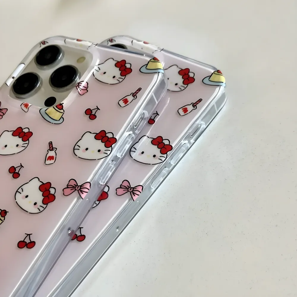 Hello Kitty & Cherries iPhone Case