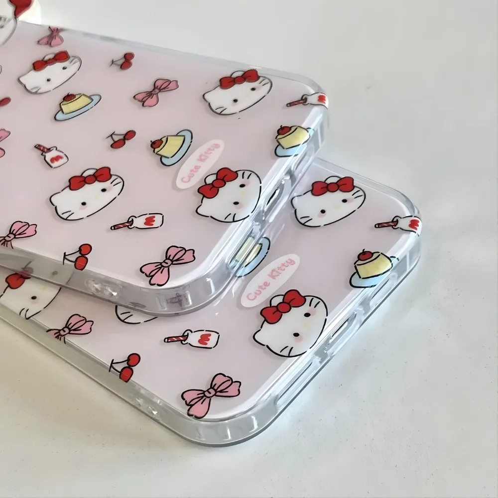 Hello Kitty & Cherries iPhone Case