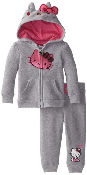 Hello Kitty Baby-Girls Newborn Active Set In Fleece with Kitty