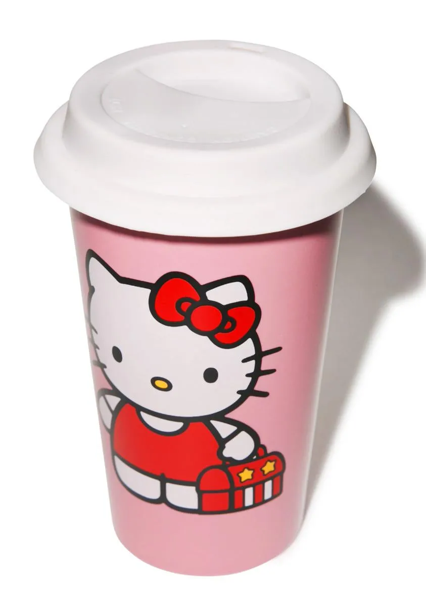 Hello Kitty Ceramic Travel Mug-