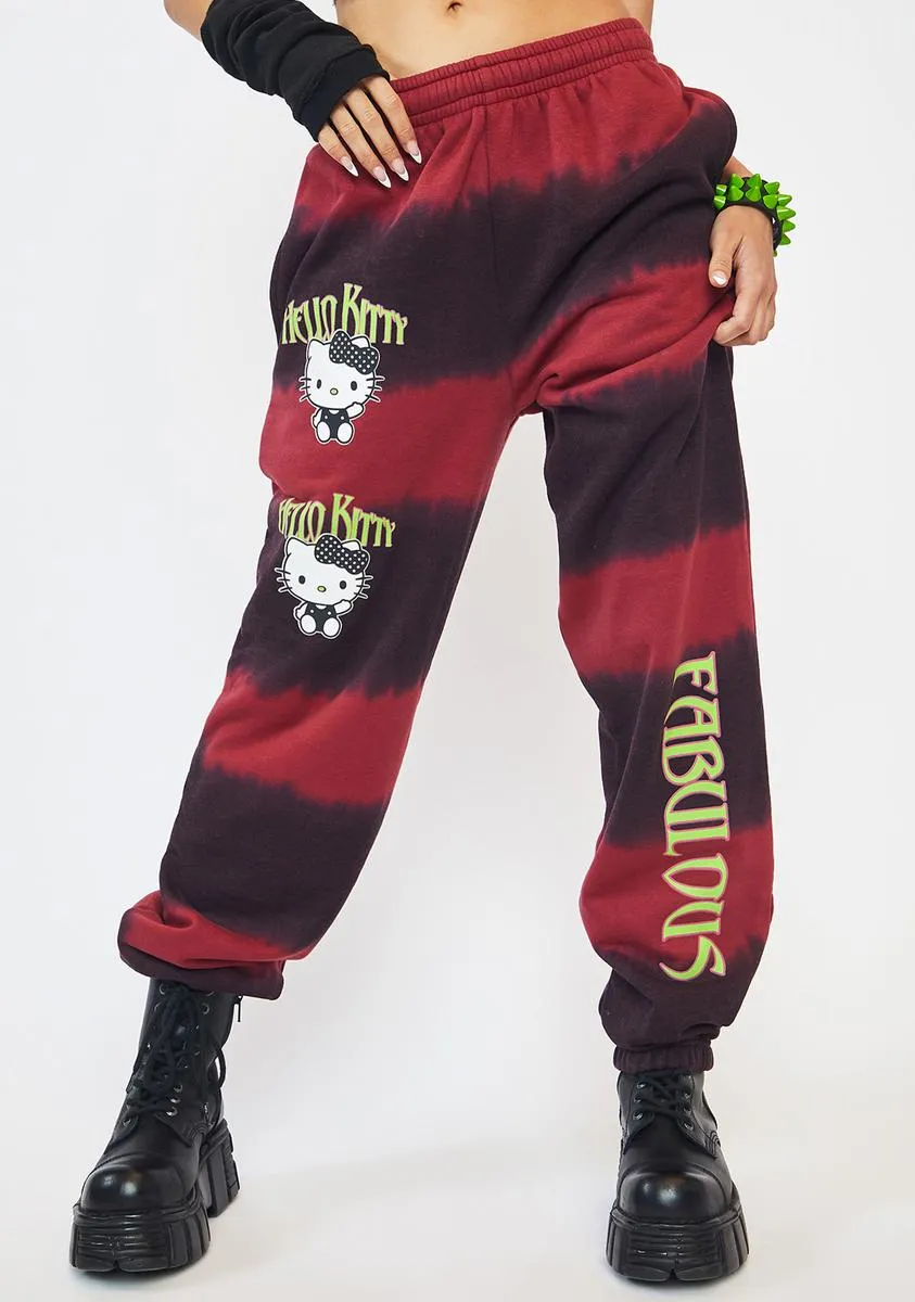 Hello Kitty Fabulous Tie Dye Joggers-