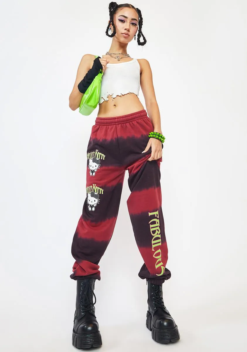 Hello Kitty Fabulous Tie Dye Joggers-