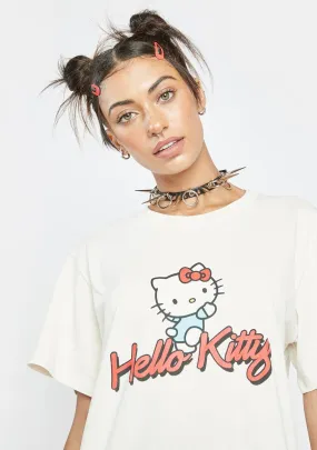 Hello Kitty Waving Oversized Tee-