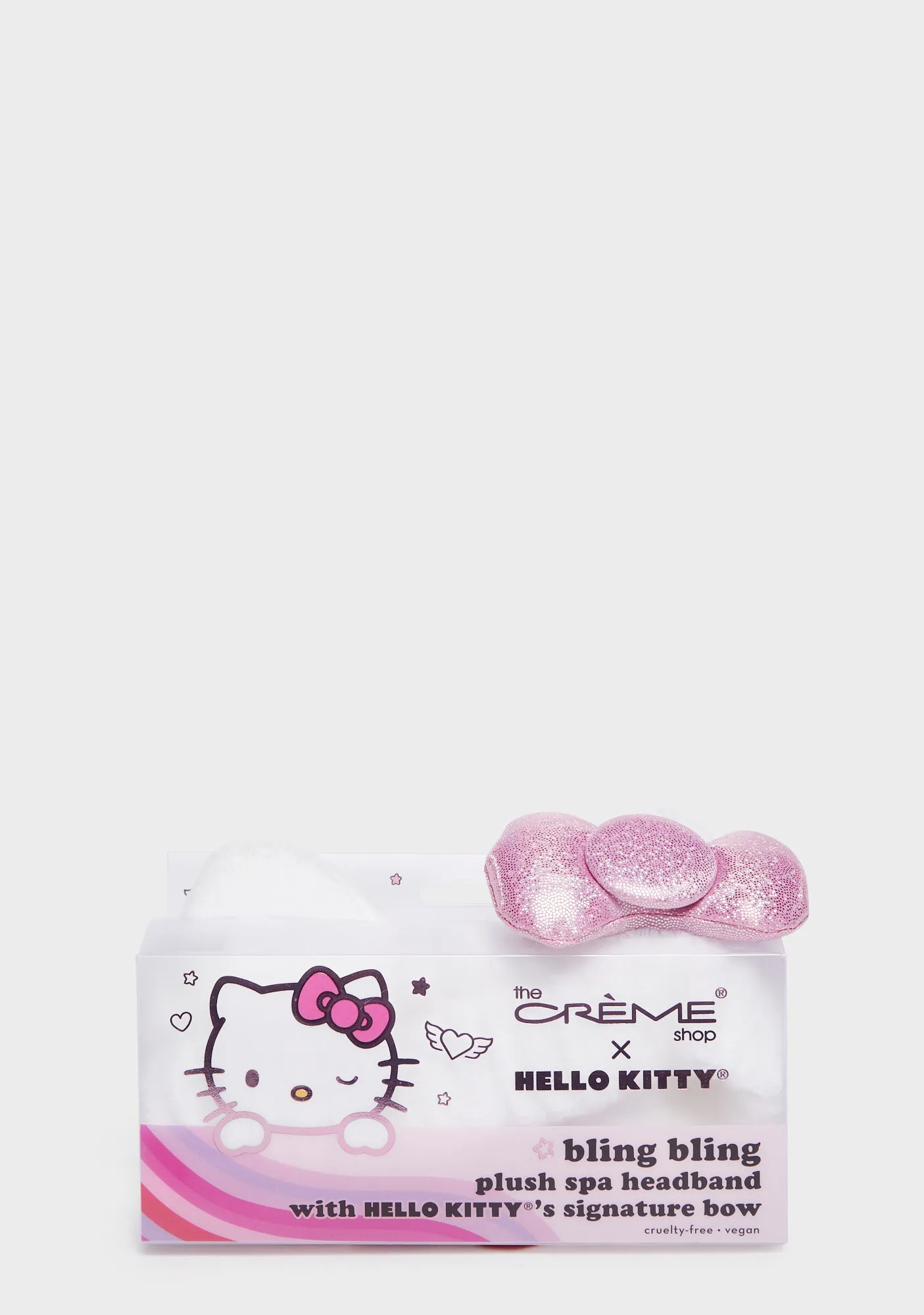 Hello Kitty Y2K Bling Bling Plush Spa Headband-