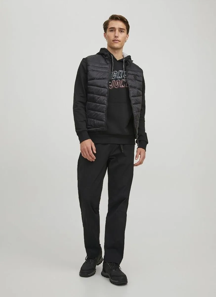 Jack & Jones Hero Puffer Bodywarmer Gilet Black