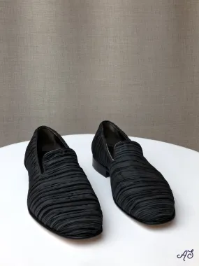 Limited Edition - CAHAYA STUDIOS x Arthur Sleep Black Pleated Loafers