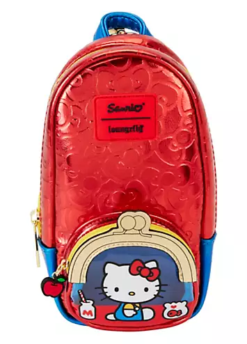 Loungefly Stationary Sanrio Hello Kitty 50th Anniversary Classic Mini Backpack Pencil Case | Kaleidoscope