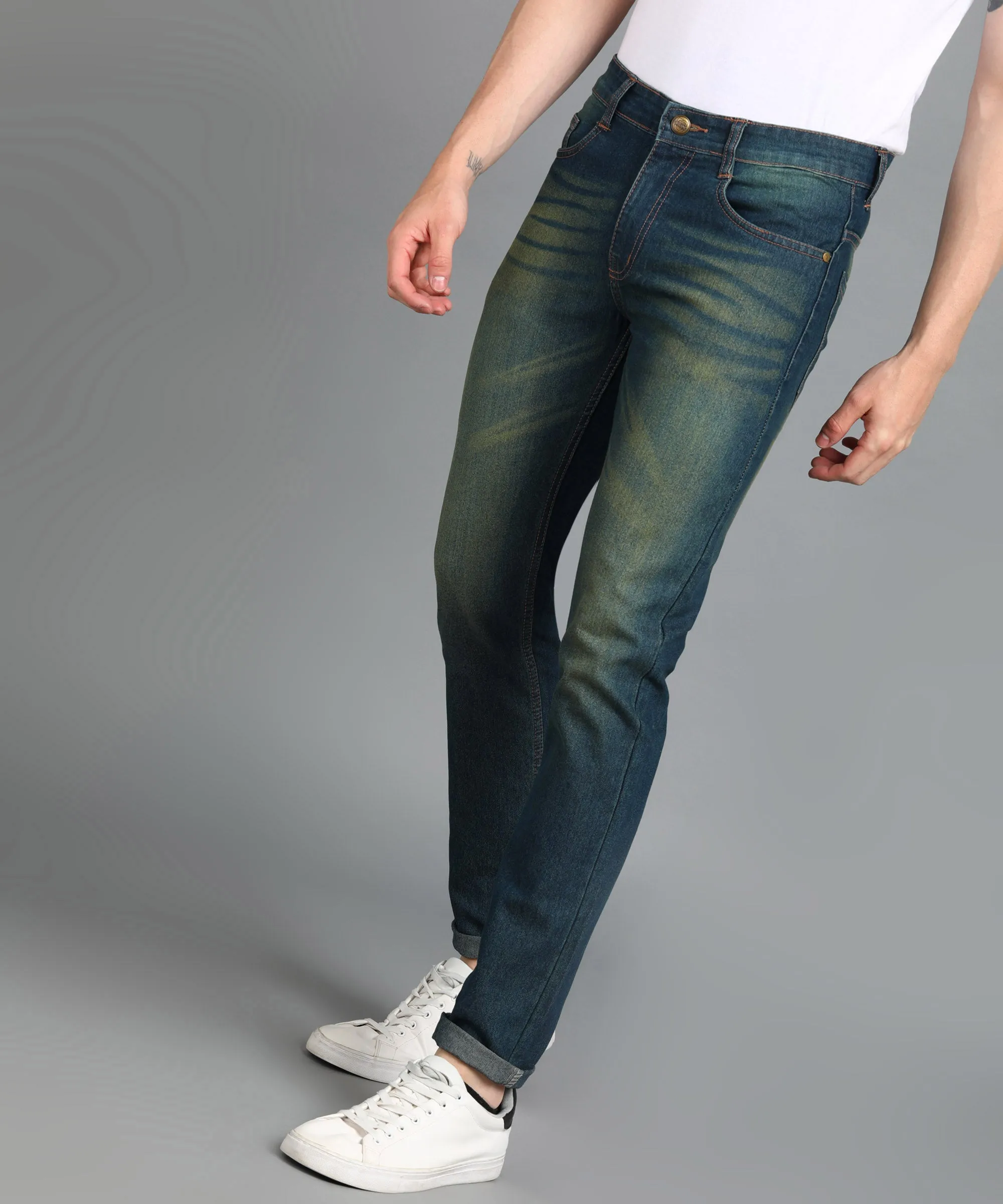 Men's Blue Slim Fit Jeans Stretchable