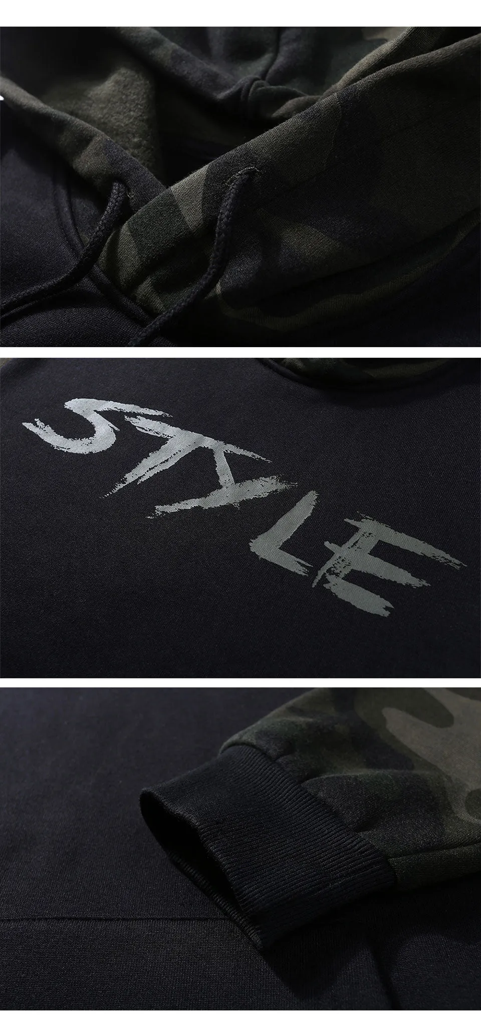 Men's Style Camouflage Hoodie