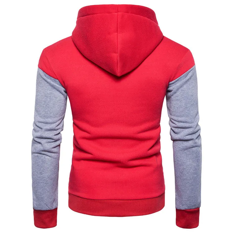 Men's Three Colour Fashion Hoodie