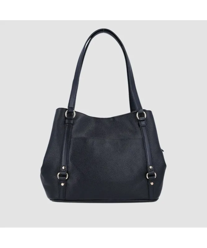 Michael Kors Carrie Shoulder Tote Women's Bag | Navy-30F0G1AE3L -kular fashion