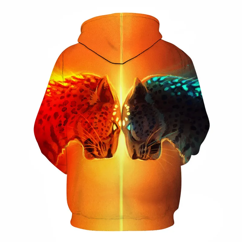 Mirrored Leopard Hoodie