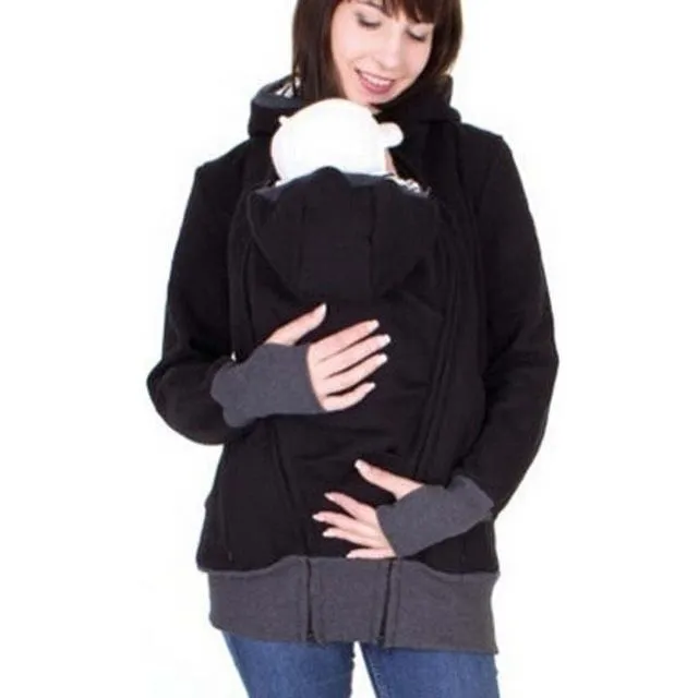 Mother's Winter Kangaroo Pouch Hoodie