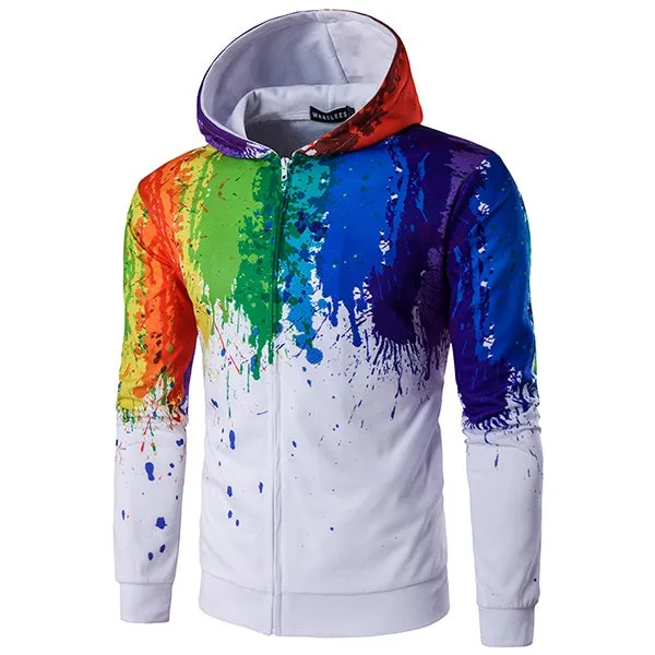 Multi-Colour Paint Variation Hoodie