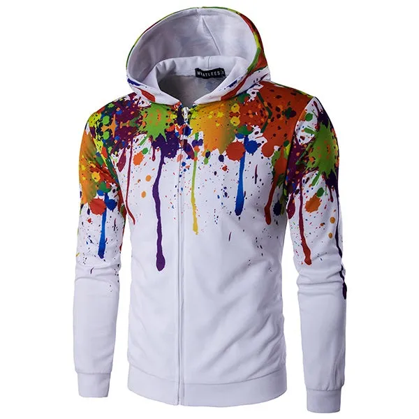 Multi-Colour Paint Variation Hoodie