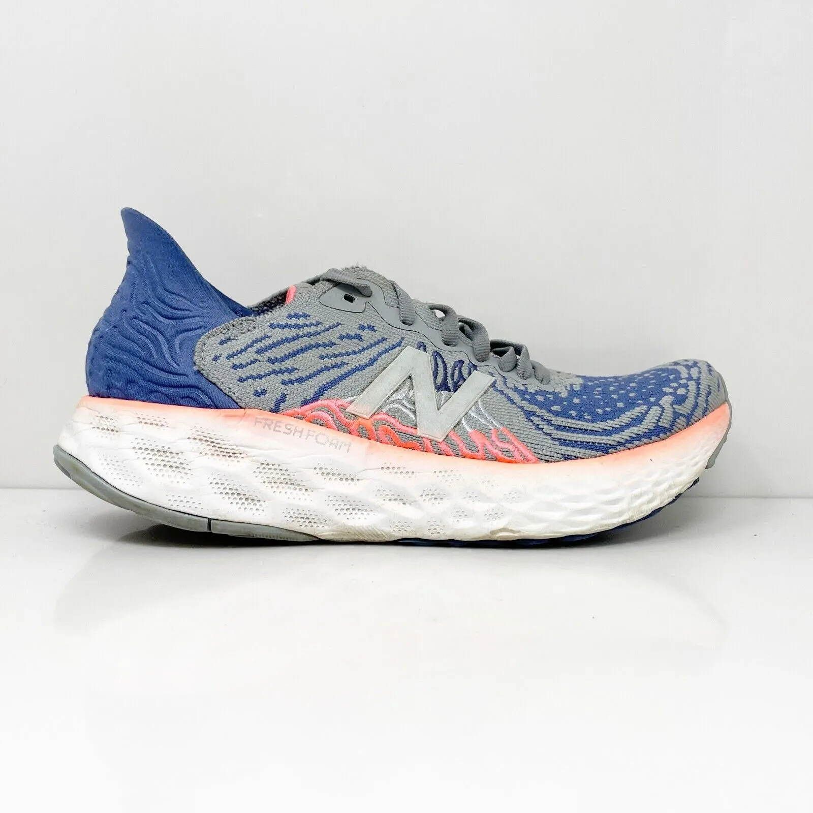 New Balance Womens FF 1080 V10 W1080B10 Blue Running Shoes Sneakers Size 8.5