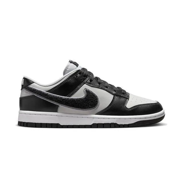 Nike Dunk Low University (Chenille Swoosh Grey Fog/ Blac...