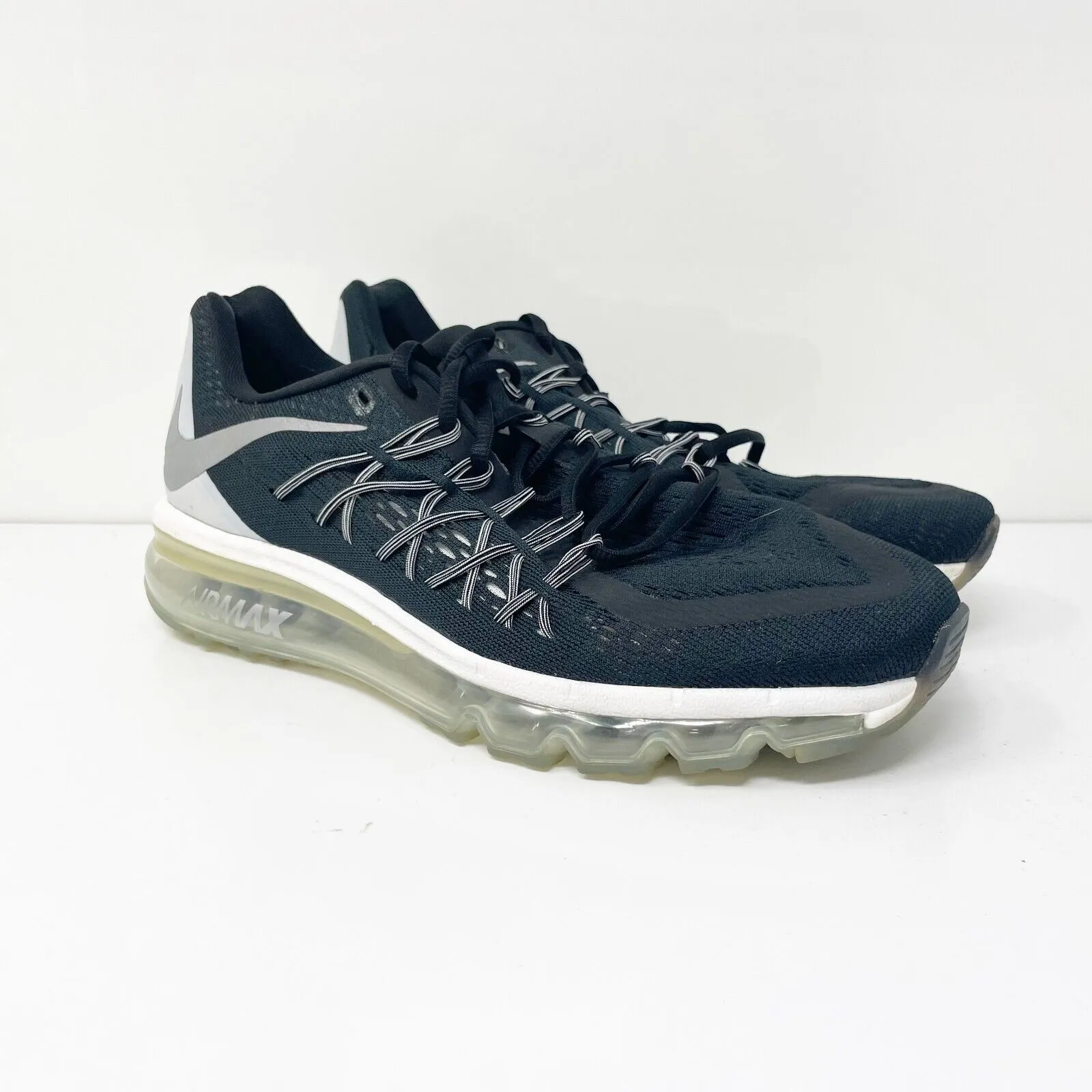 Nike Womens Air Max 2015 698903-001 Black Running Shoes Sneakers Size 9.5