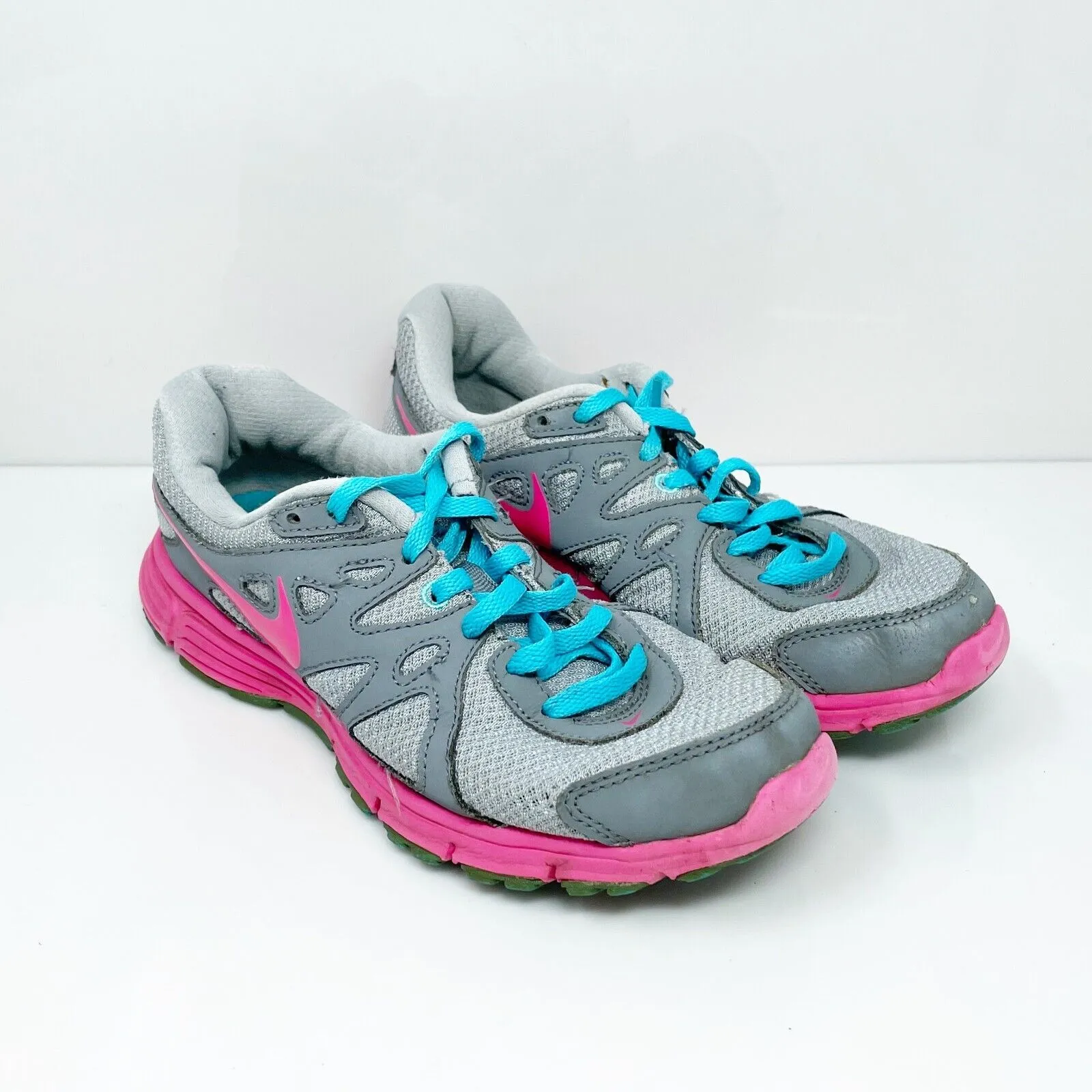 Nike Womens Revolution 2 554900-013 Gray Running Shoes Sneakers Size 6.5