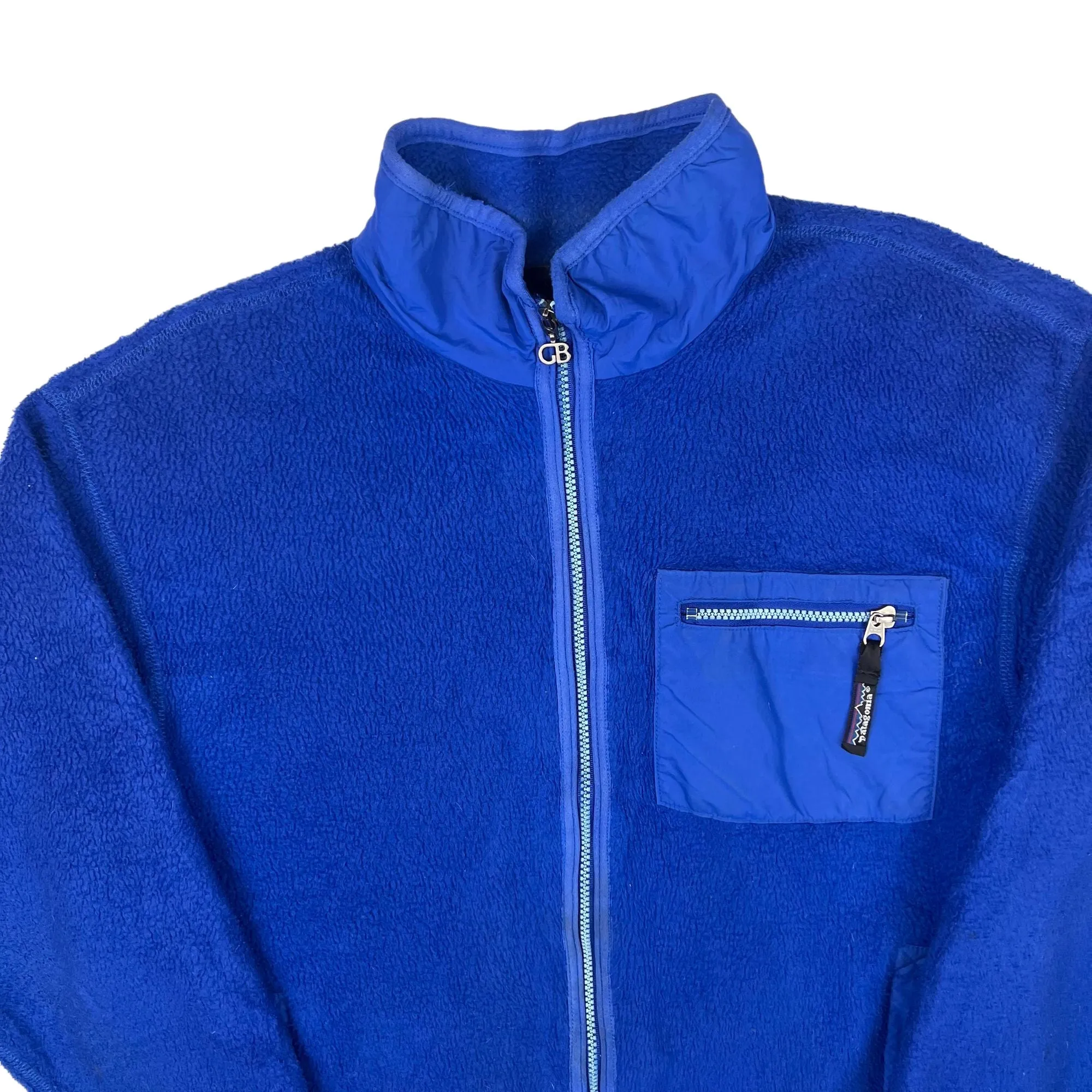 Patagonia 90's Retro X Deep Pile Fleece Jacket Blue Rare