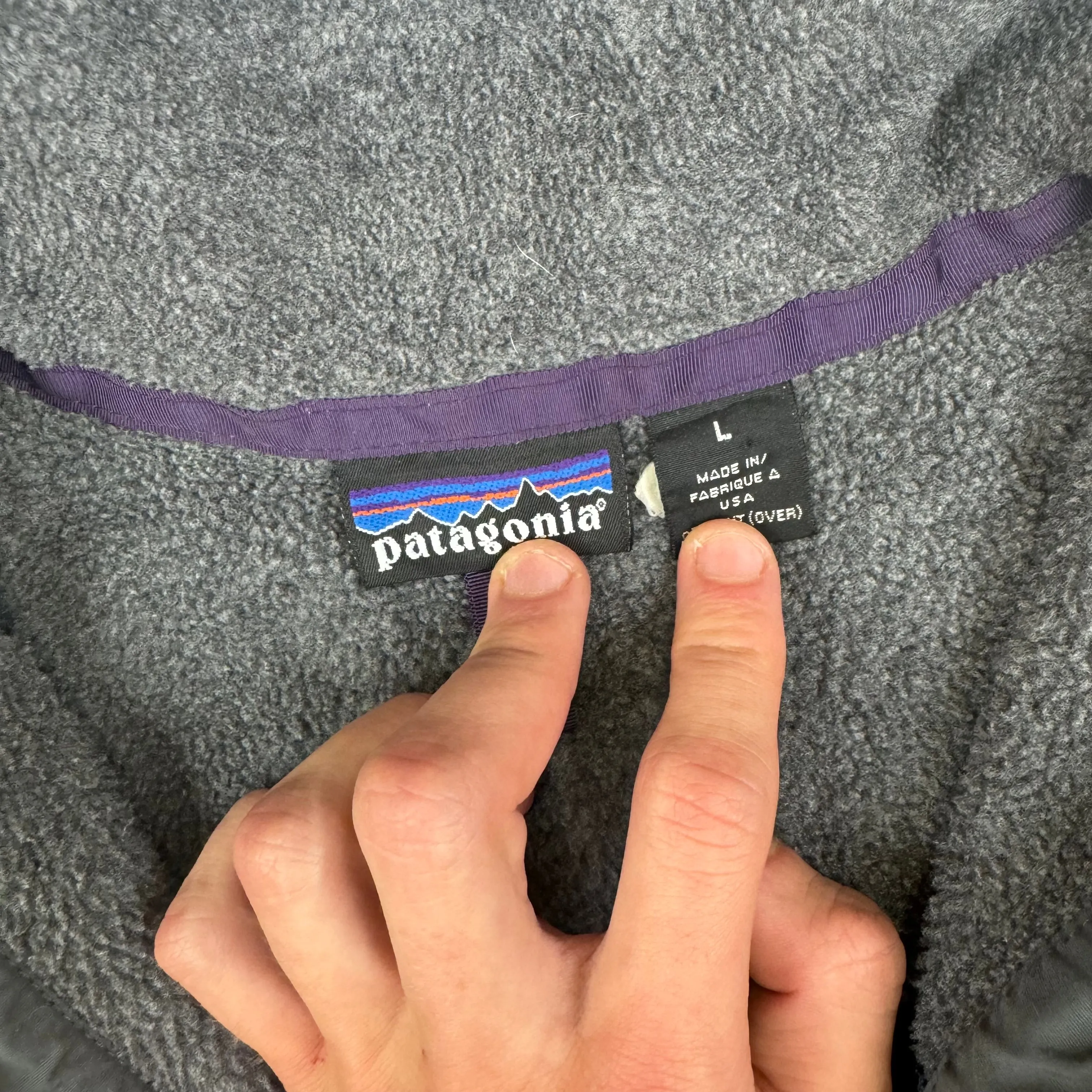 Patagonia 90's Synchilla Zip-Up Fleece Grey