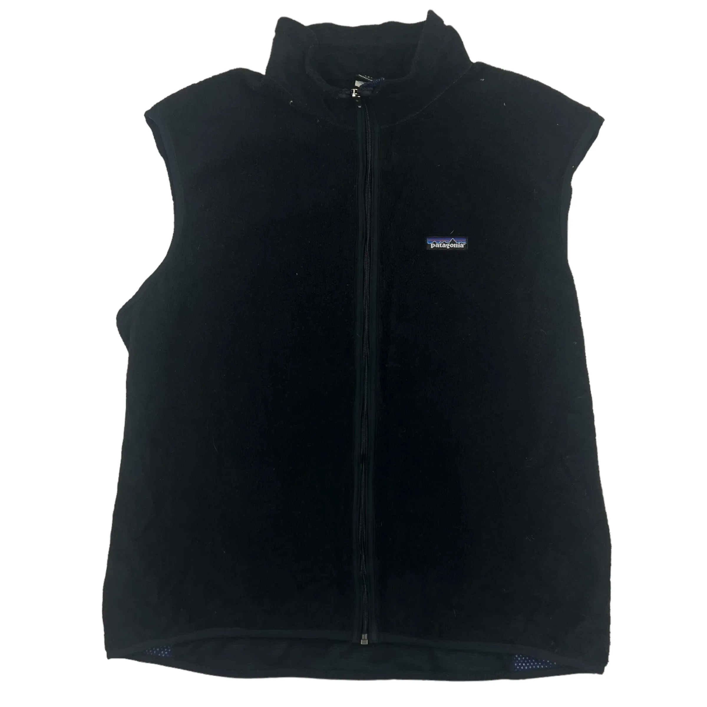 Patagonia 90's Zip-Up Fleece Gilet Black