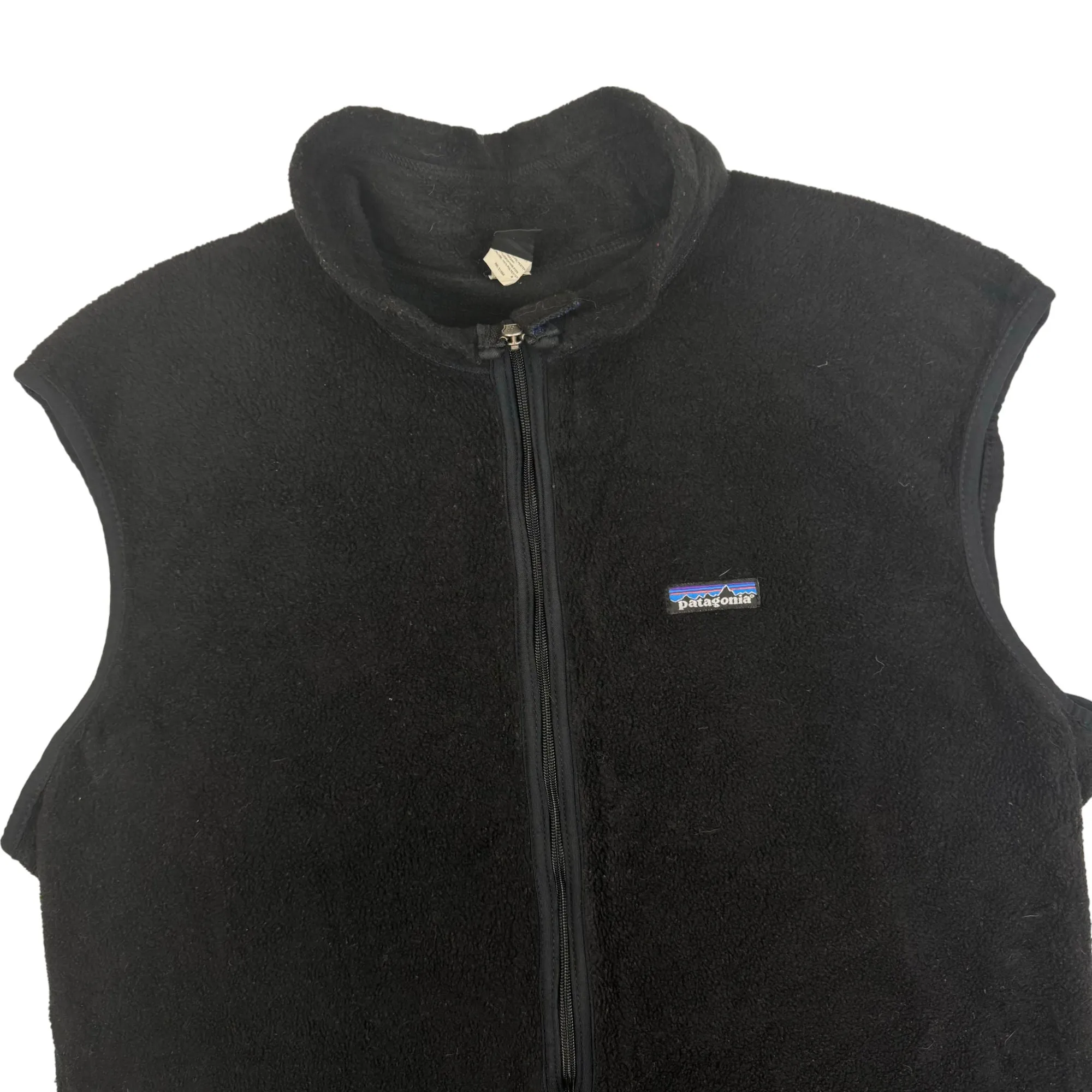 Patagonia 90's Zip-Up Fleece Gilet Black