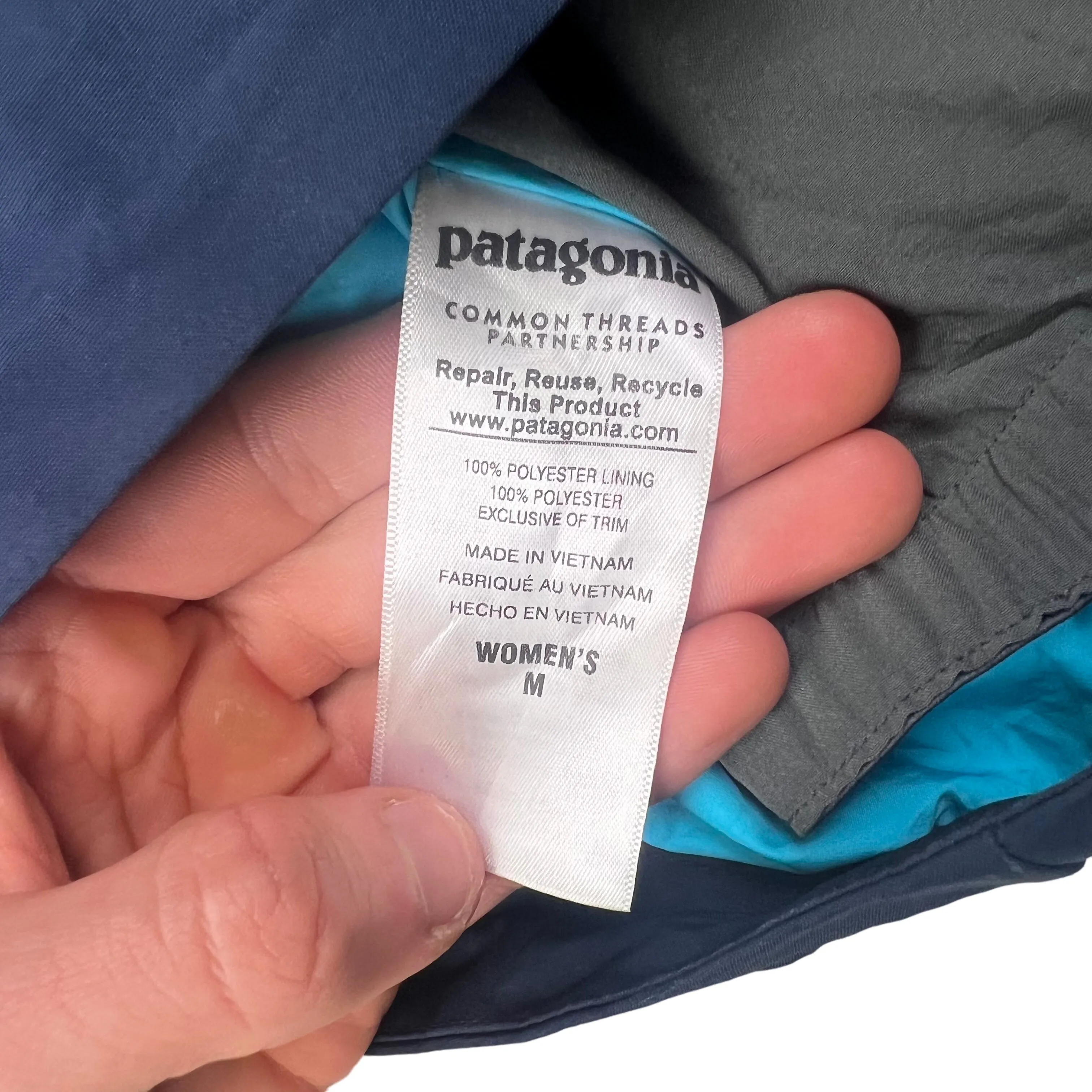 Patagonia Blue Waterproof Jacket