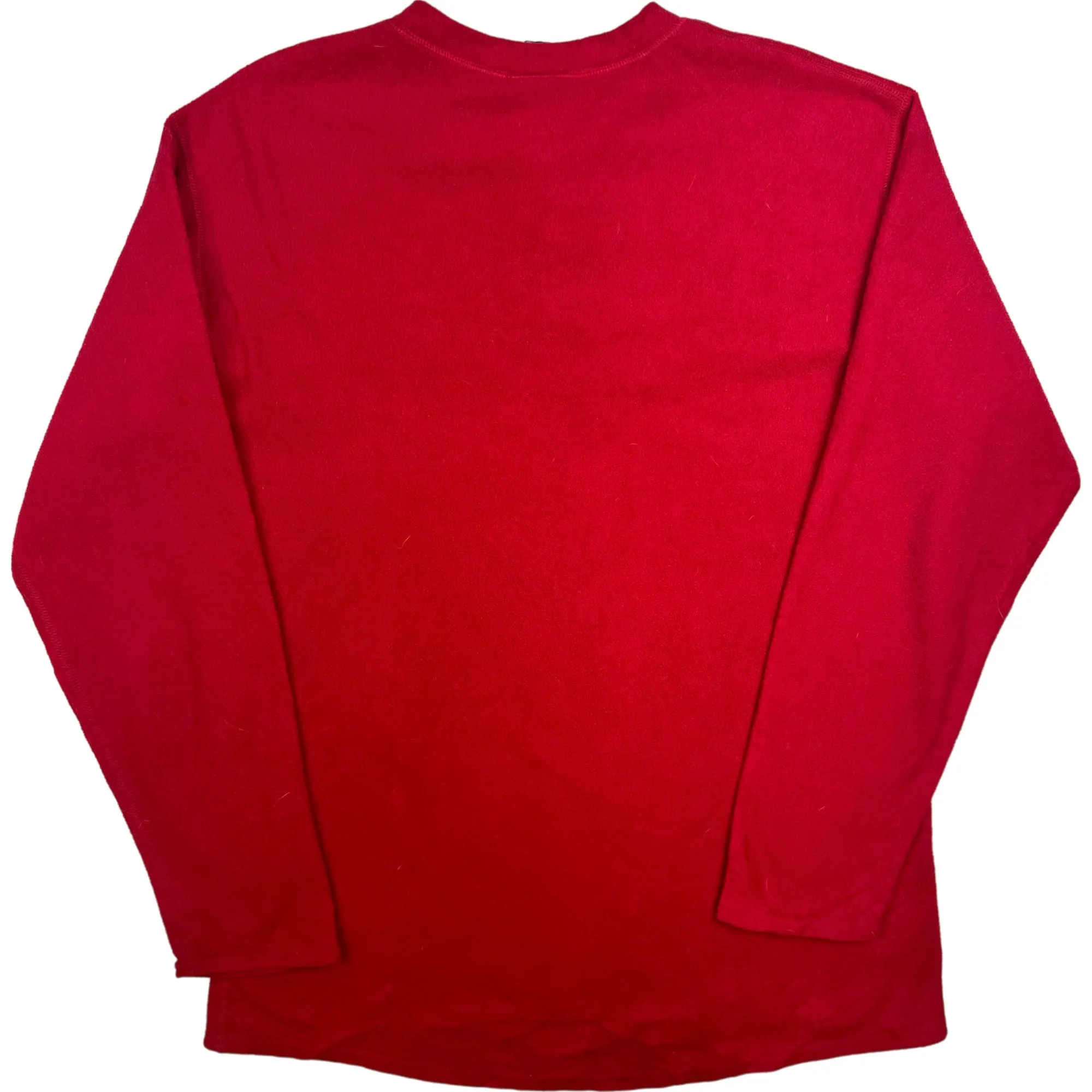 Patagonia Capilene Long Sleeve Henley Pullover Fleece Red