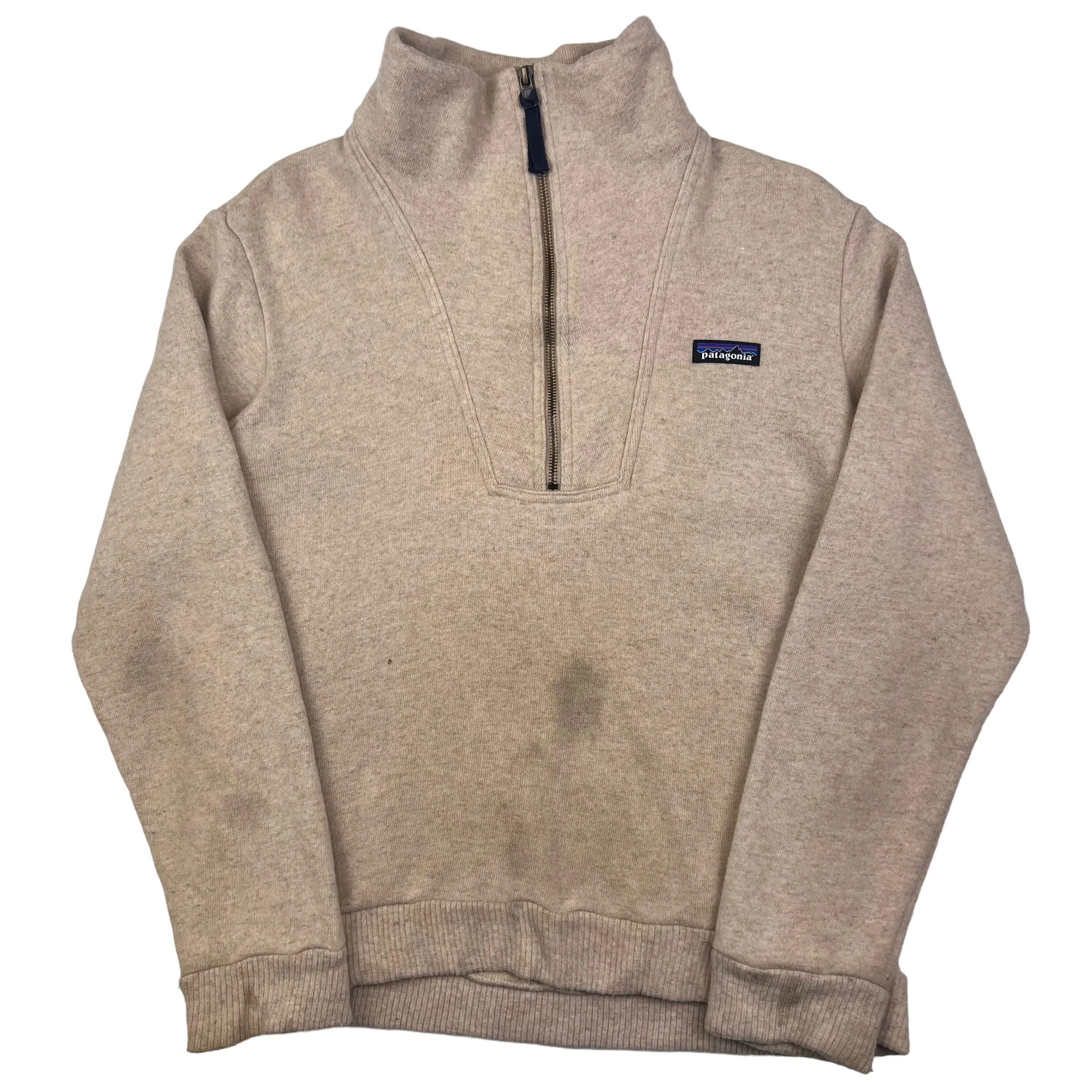 Patagonia Cream Quarter Zip Fleece