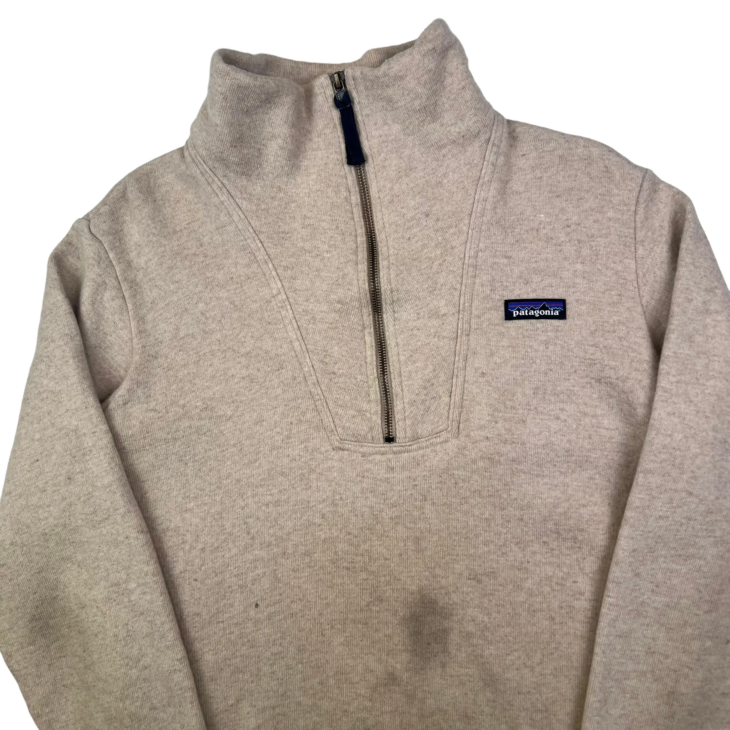 Patagonia Cream Quarter Zip Fleece