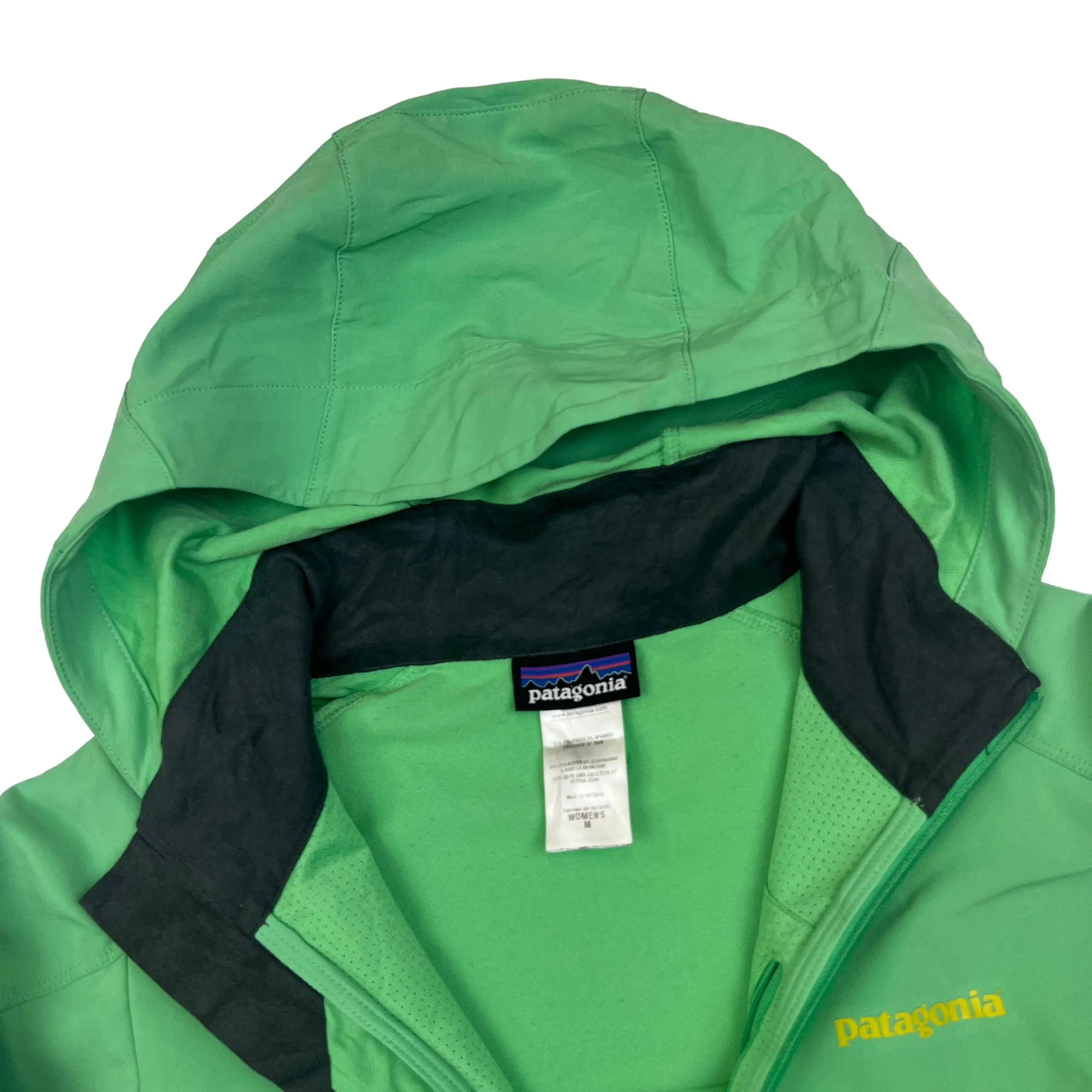 Patagonia Lime Green Soft Shell Jacket