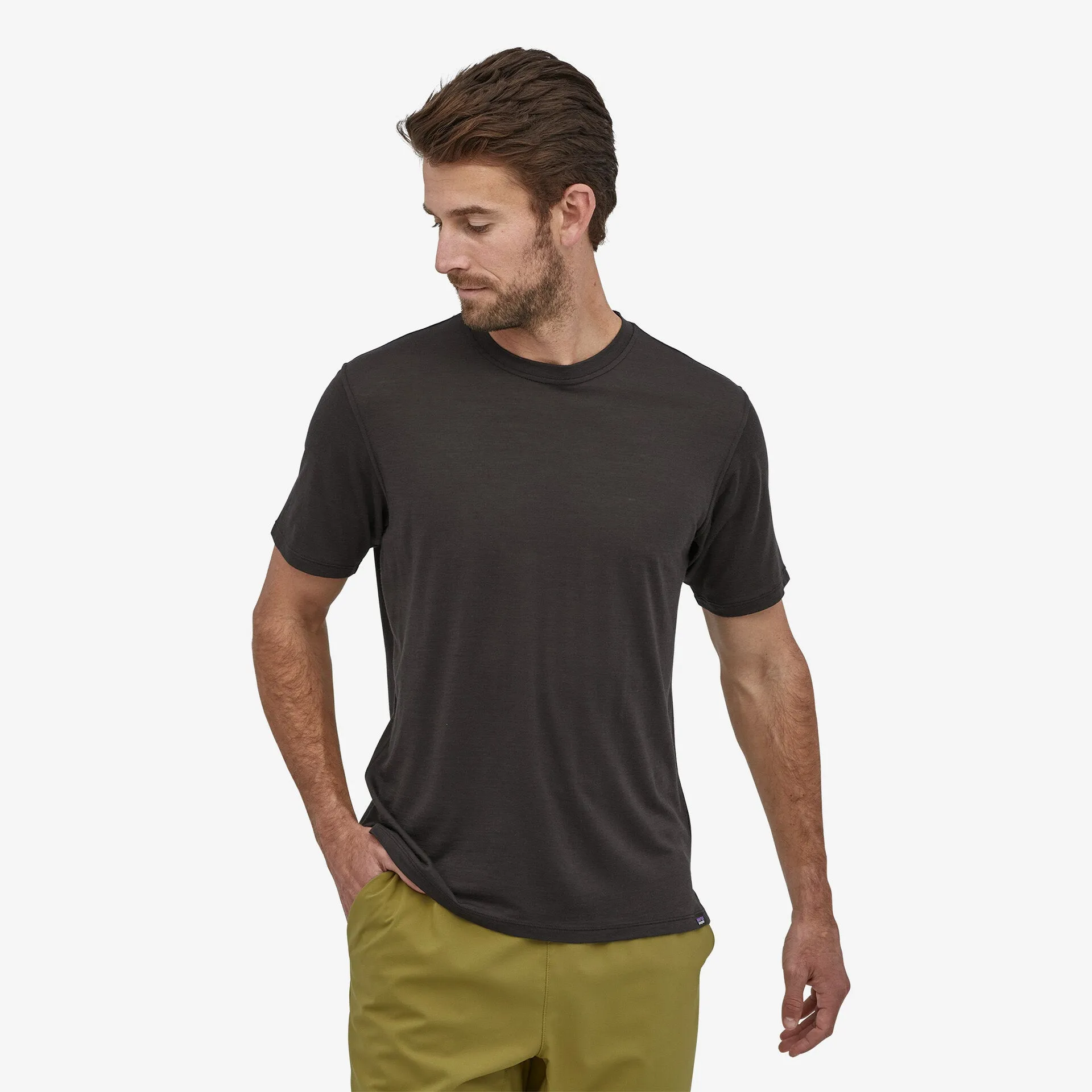 Patagonia Men's Capilene Cool Merino Tee Black