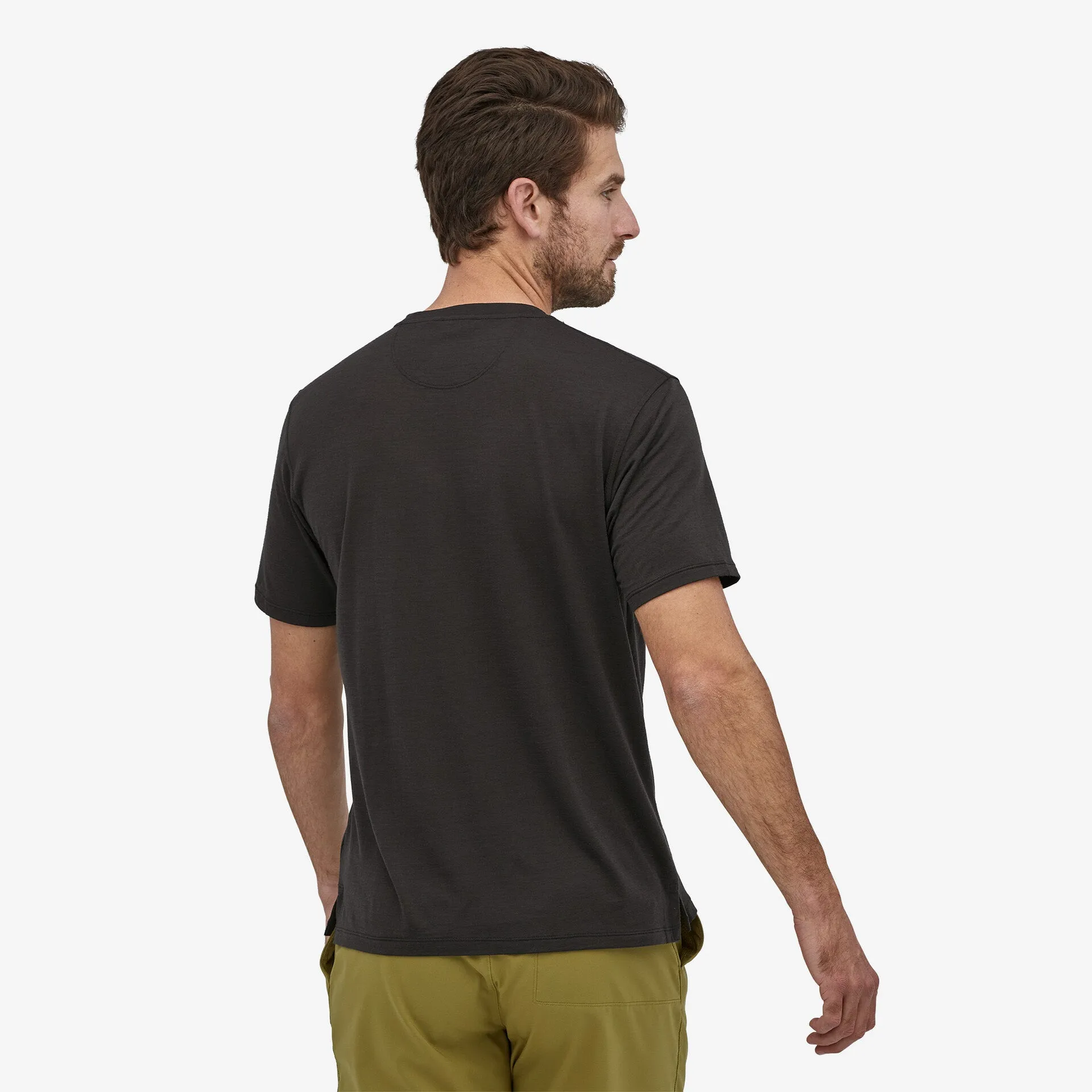 Patagonia Men's Capilene Cool Merino Tee Black