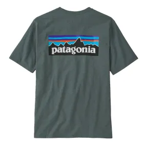 Patagonia Men's P-6 Logo Responsibili Tee Nouveau Green