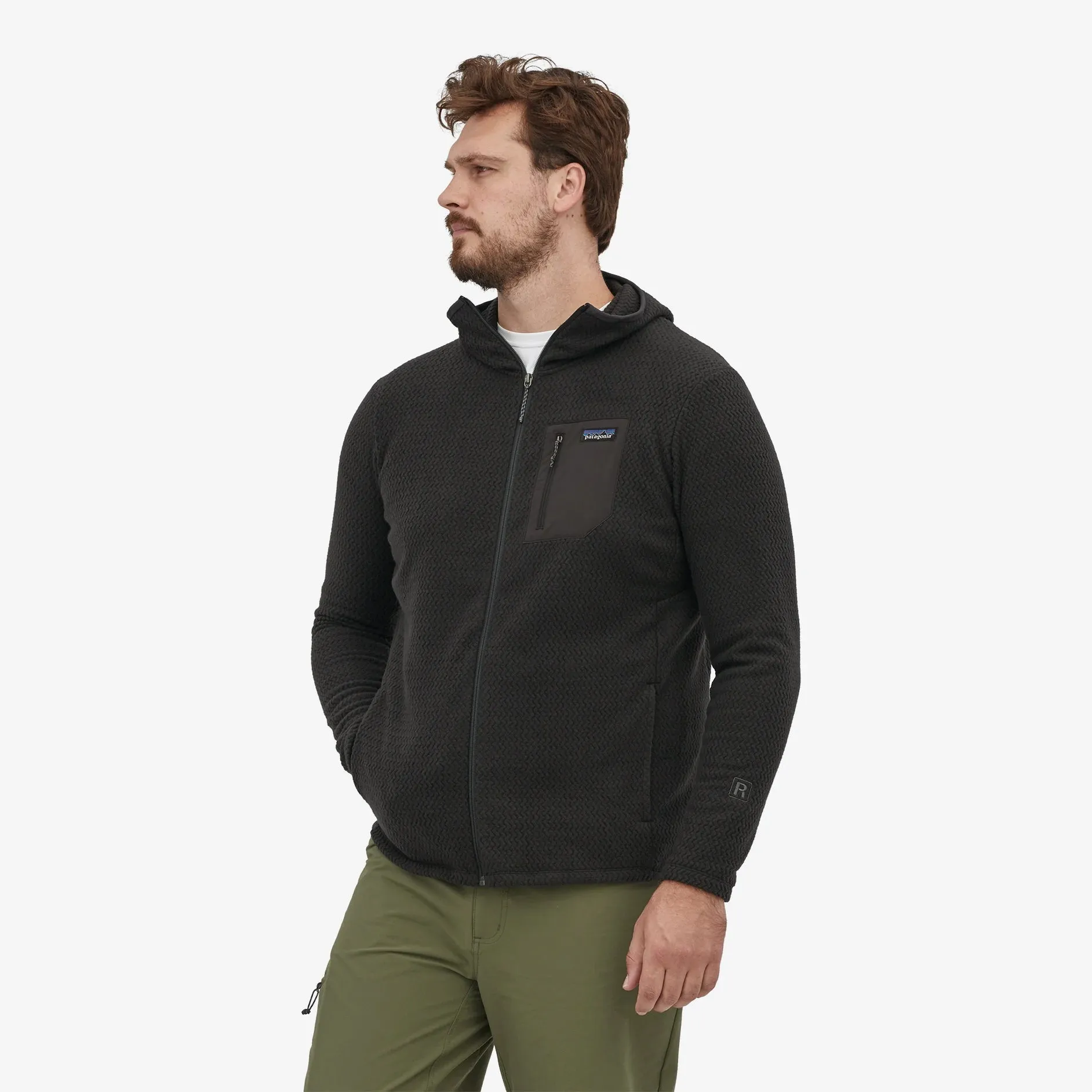 Patagonia Men's R1 Air Full-Zip Hoody Black