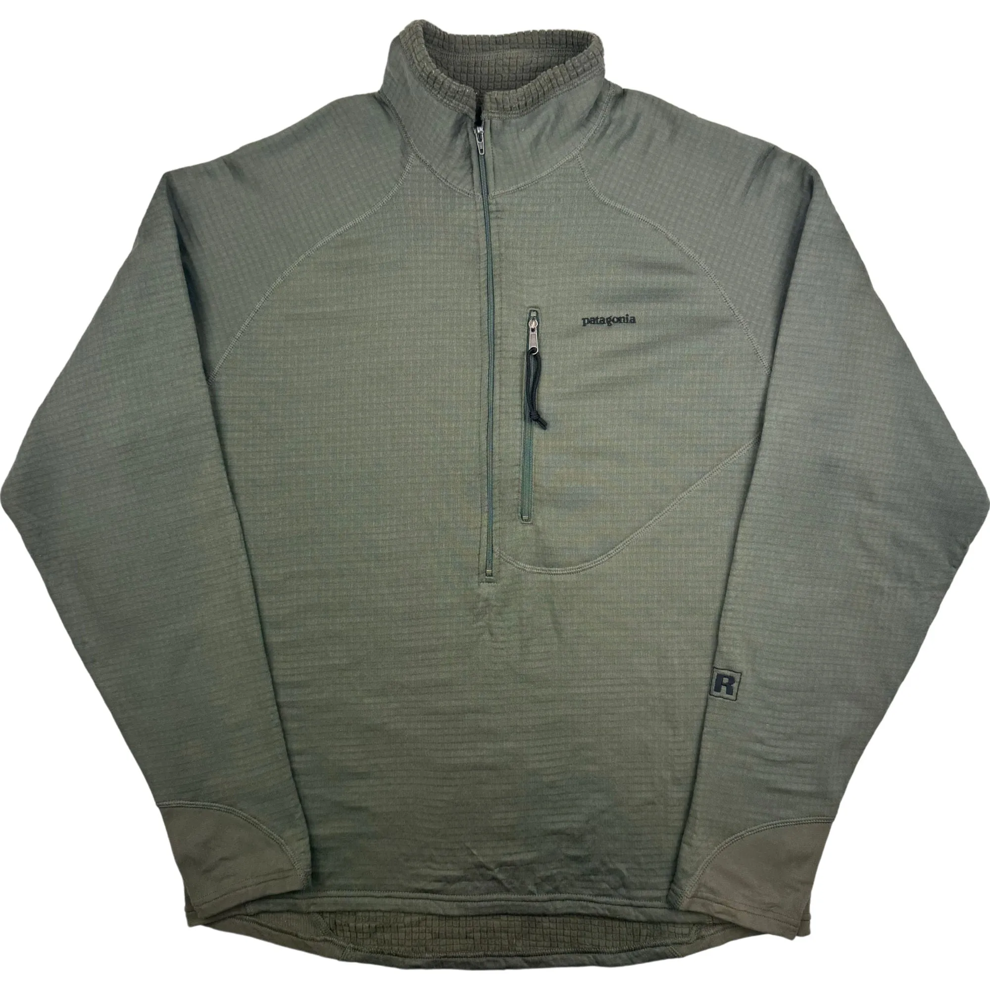 Patagonia R1 Regulator Flash Pullover Outdoor Fleece Green Rare 2006