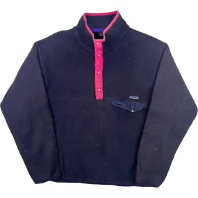 Patagonia Synchilla Snap-T Pullover Fleece Navy Pink