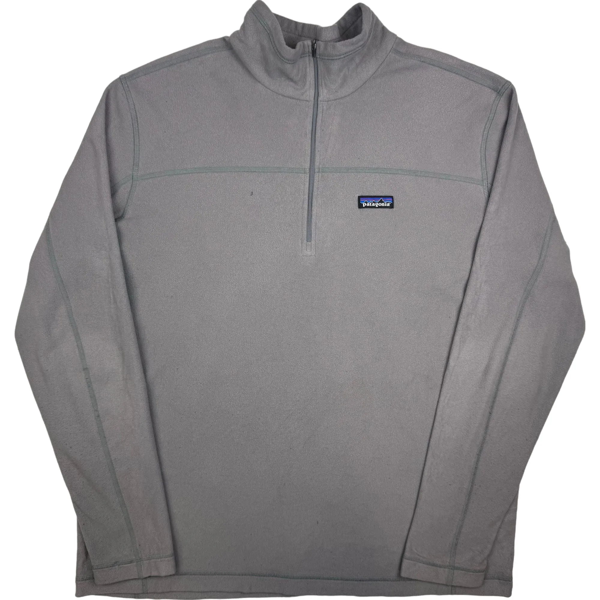 Patagonia Technical Micro D Pullover Quarter-Zip Fleece Grey