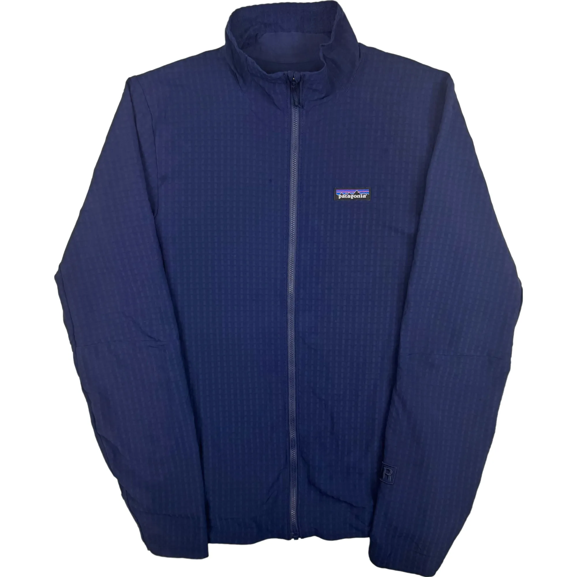 Patagonia Windbreaker Lightweight Full-Zip Jacket Navy